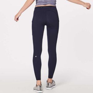 LULULEMON Speed Up Tight *Full-On Luxtreme Brushed 28" Midnight Navy Size 4